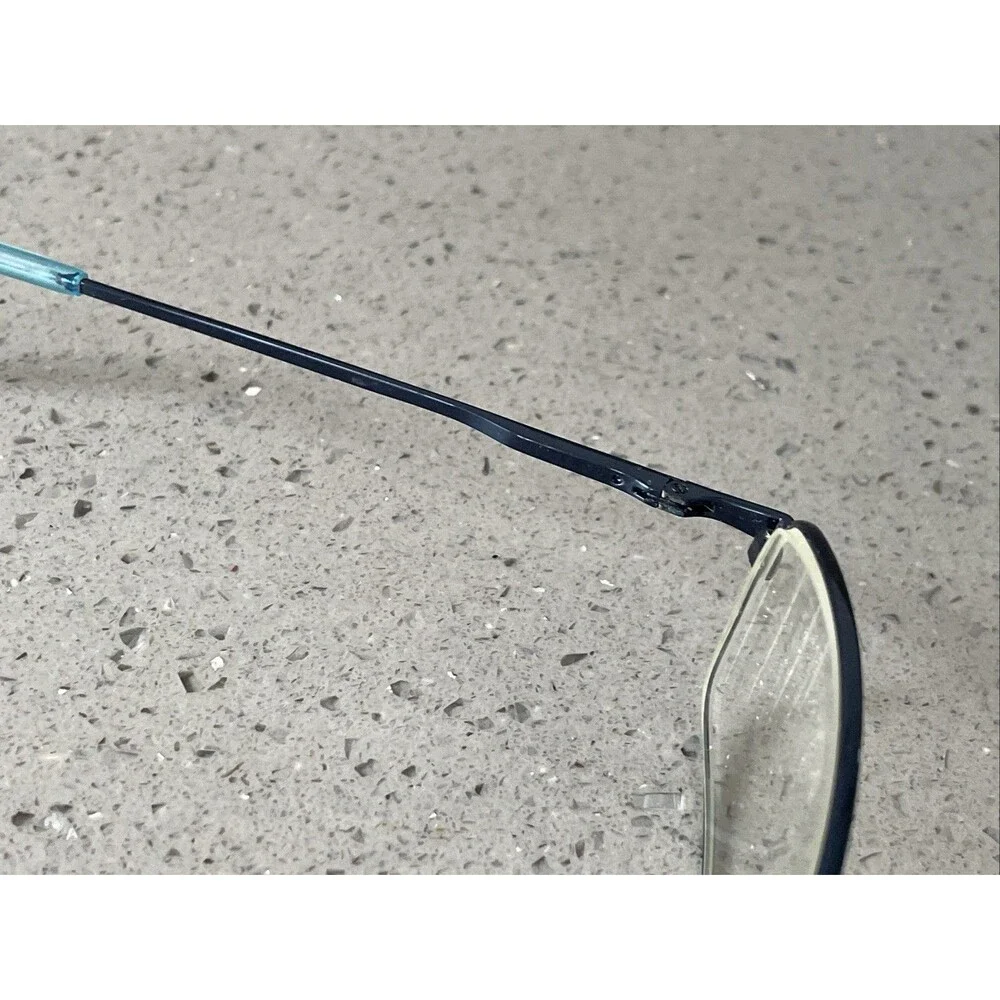 Unbranded WM1028 NV Navy Rectangle Full Rim 52-16-135 Eyeglasses Frames ONLY